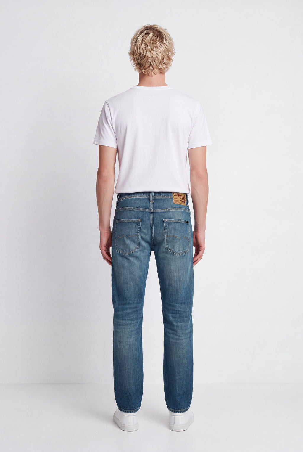 Jean droit REG L32 GRIS BLEU - 2