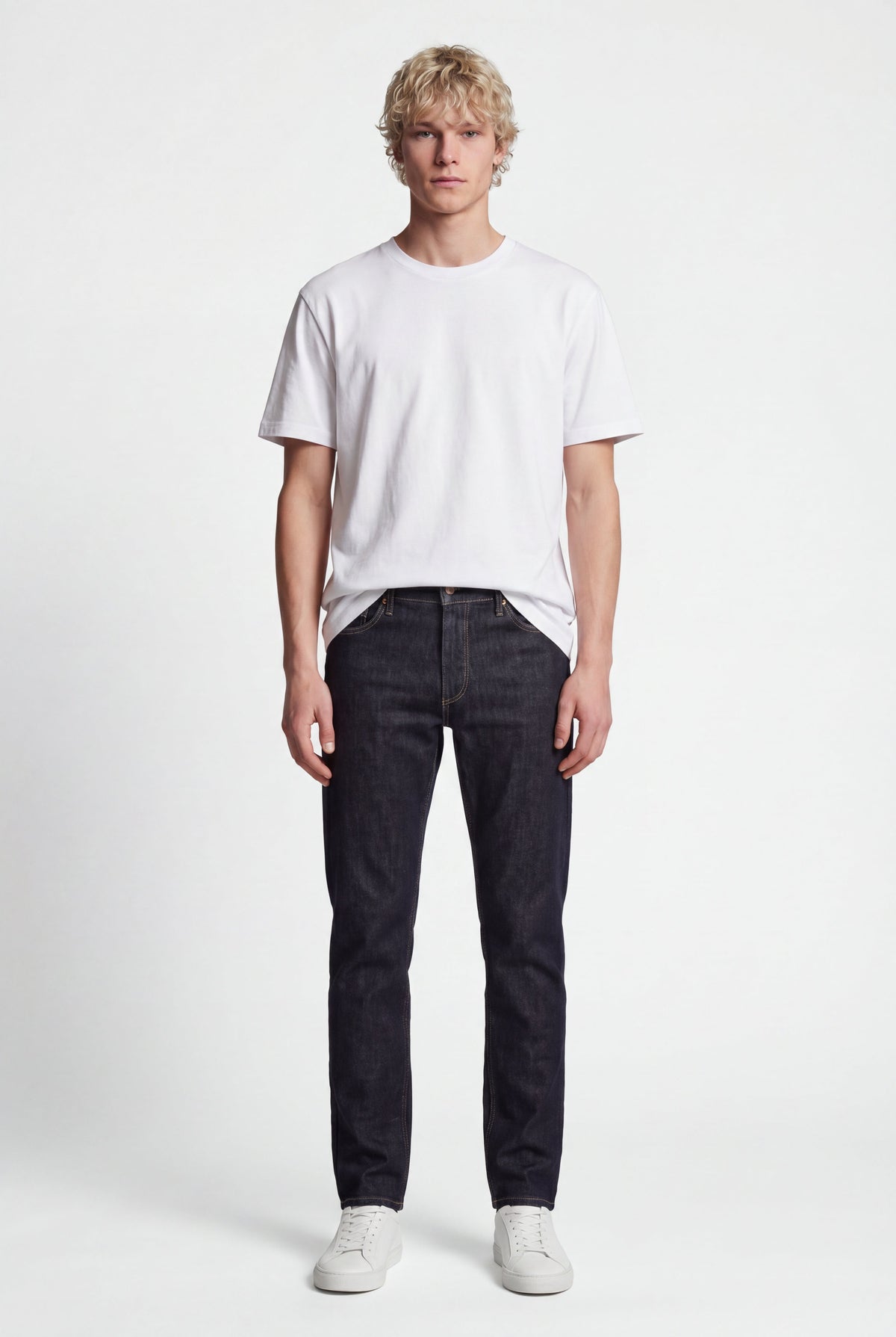 Jean regular slim ROCK DUAL MOVE L32 DARK BLUE - 1
