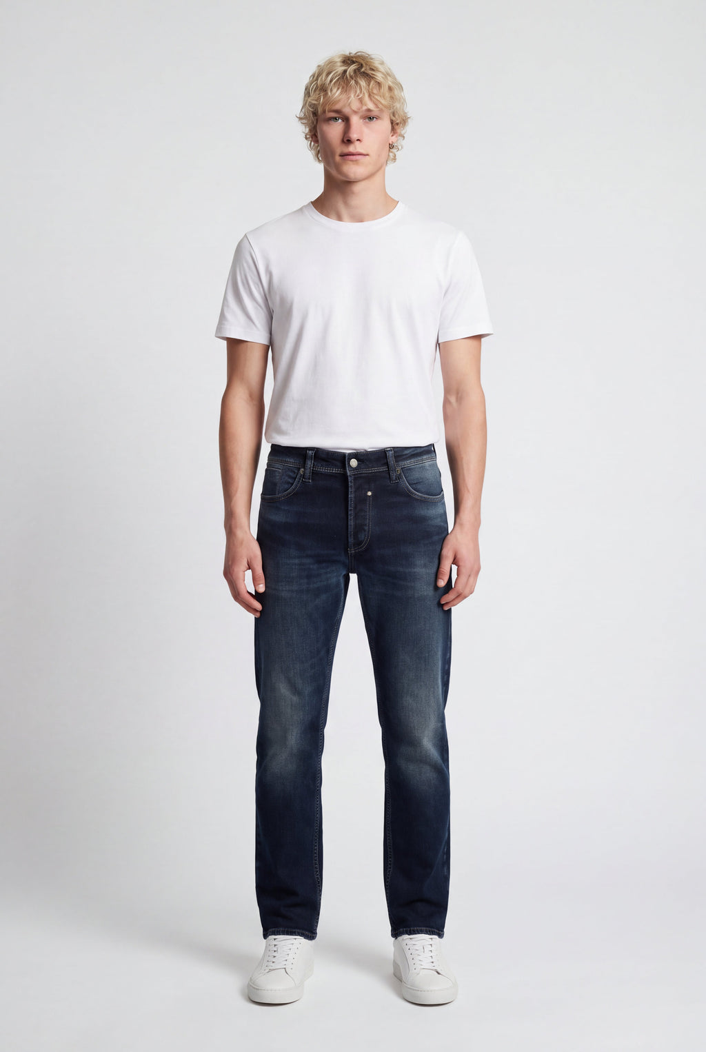 Jean droit REG L32 DEEP BLUE - 1
