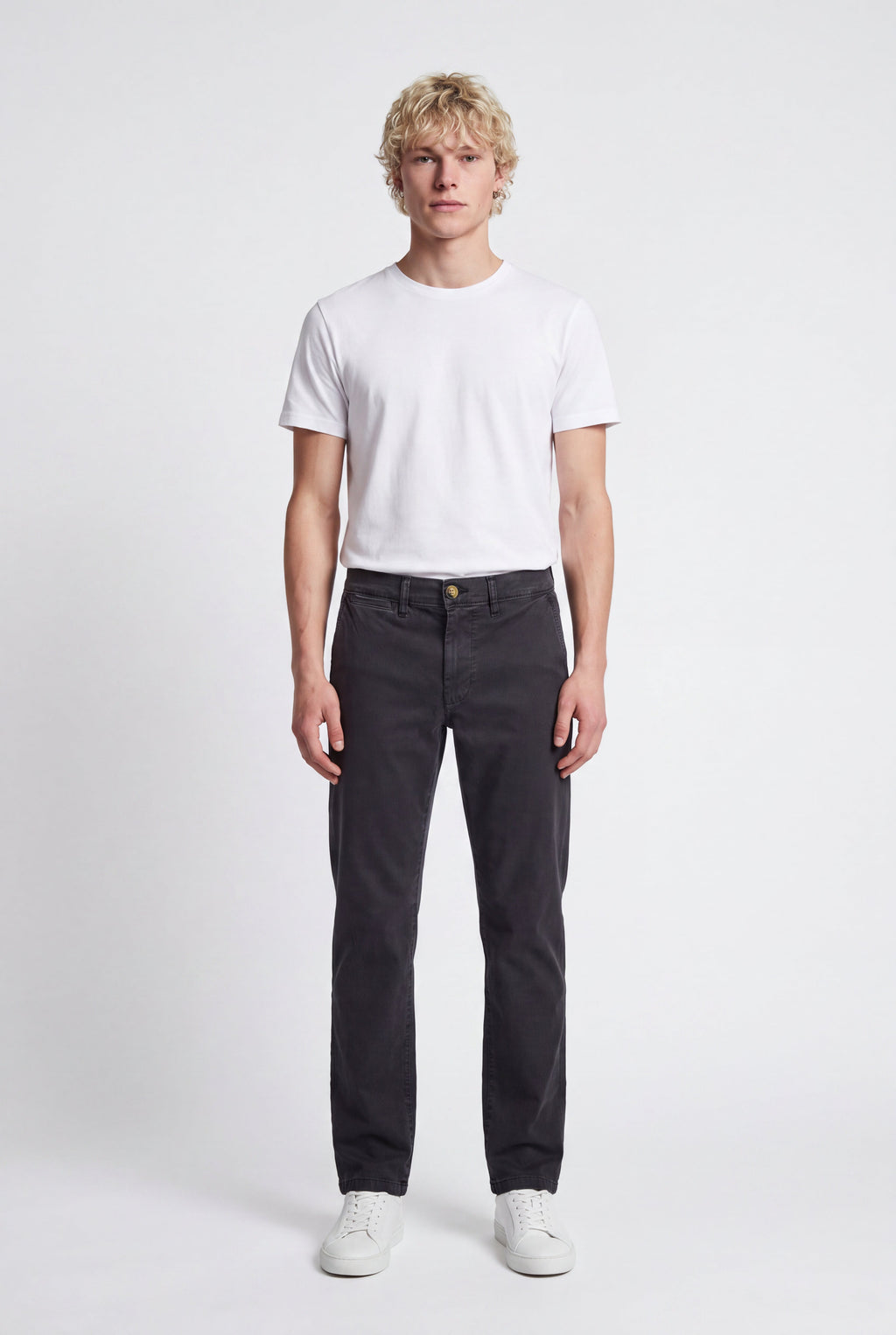 Pantalon chino slim PALLAS CHINO JA GRIS ANTHRACITE - 1
