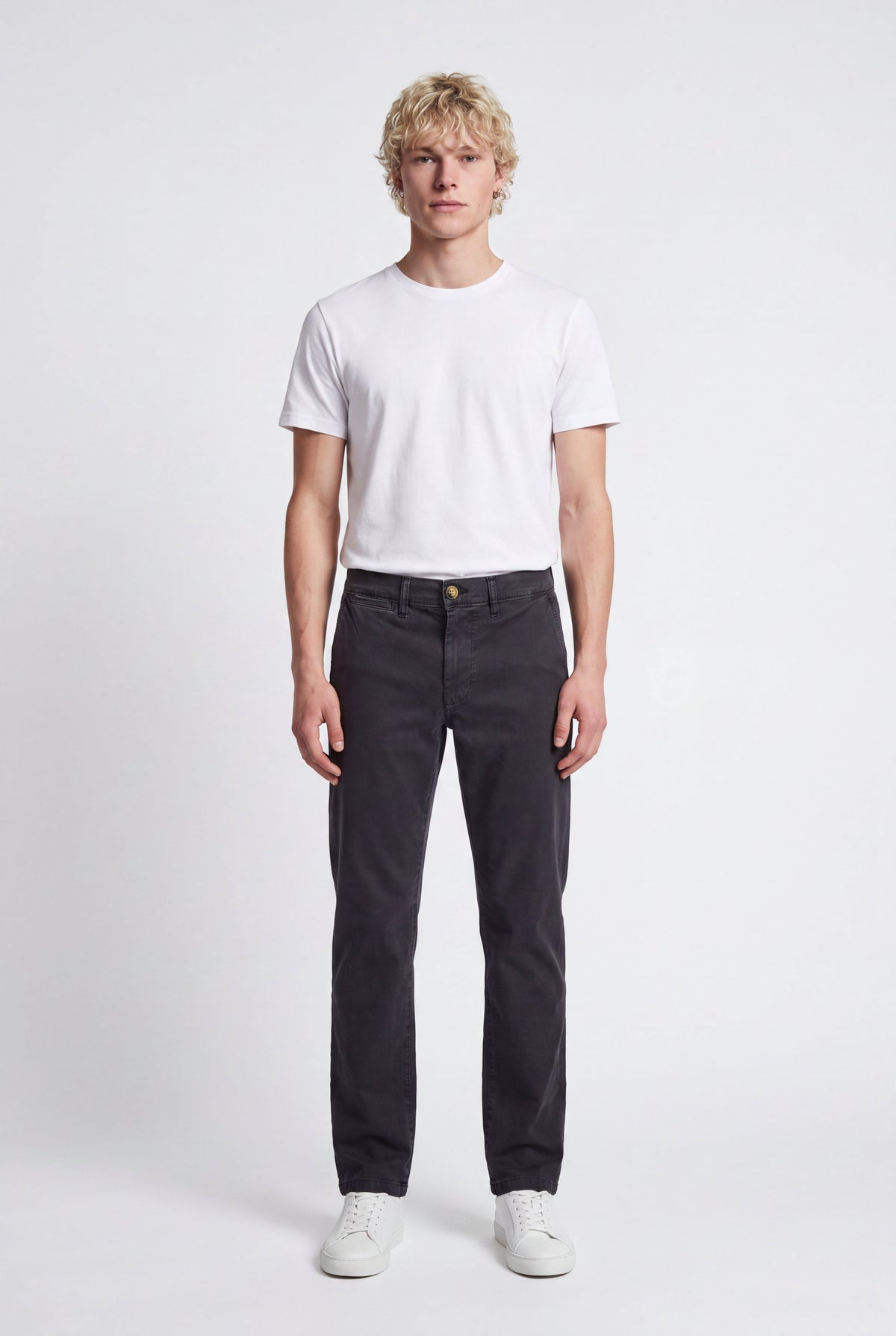Pantalon chino slim PALLAS CHINO JA GRIS ANTHRACITE - 1