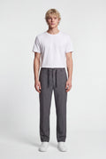 Pantalon de ville relaxed fit P-FELIX MELANGE BLACK - 1