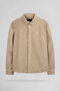 Chemise velours côtelé C-ELTON ML BEIGE - 1