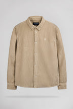 Chemise velours côtelé C-ELTON ML BEIGE - 1