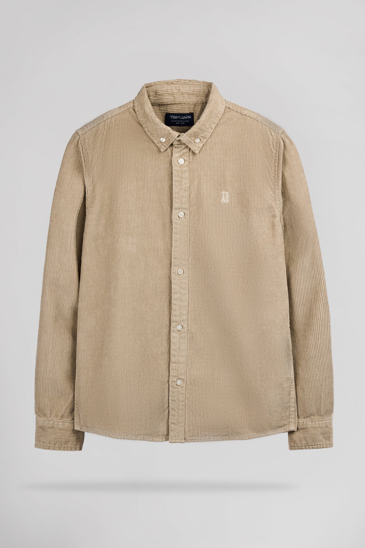 Chemise velours côtelé C-ELTON ML BEIGE - 1