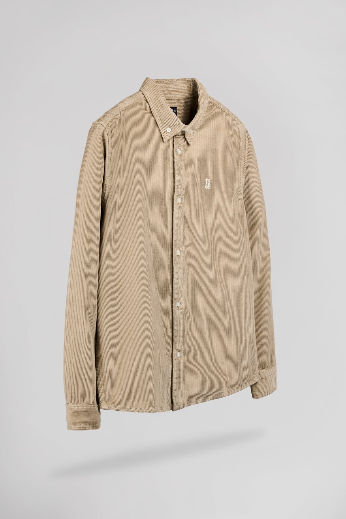 Chemise velours côtelé C-ELTON ML BEIGE - 2