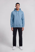 Sweat à capuche S-JIM HOODY BLEU MINERAL - 1