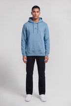 Sweat à capuche S-JIM HOODY BLEU MINERAL - 1