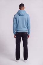 Sweat à capuche S-JIM HOODY BLEU MINERAL - 2