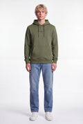 Sweat à capuche S-JIM HOODY DUSTY KAKI - 1