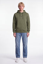 Sweat à capuche S-JIM HOODY DUSTY KAKI - 1
