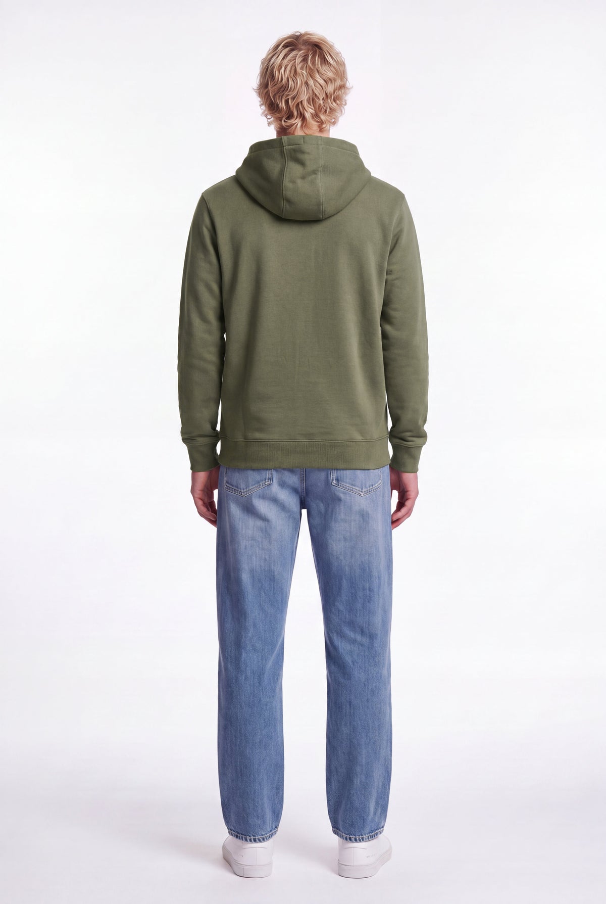 Sweat à capuche S-JIM HOODY DUSTY KAKI - 2