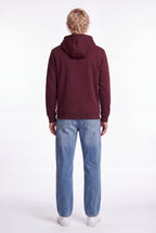 Sweat à capuche S-JIM HOODY BORDEAUX FONCE - 2