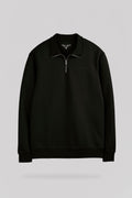 Sweat col camionneur S-LOAN NOIR - 1