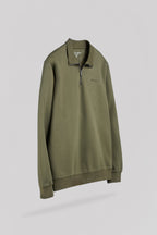 Sweat col camionneur S-LOAN DUSTY KAKI - 2