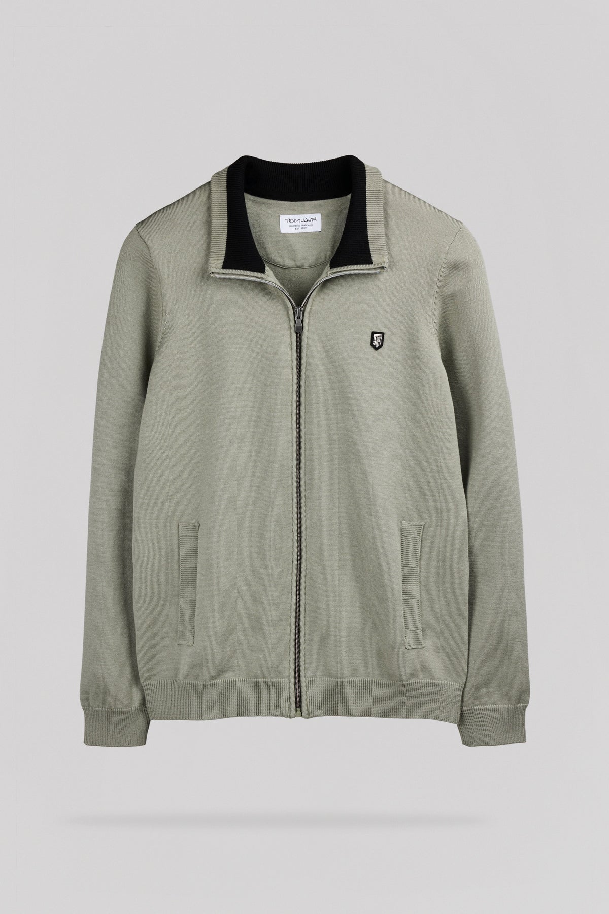 Gilet zippé G-MARTYN BLEACH KAKI - 1