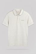 Polo PASY 2 MC BLANC IVOIRE CHINE/ETHNIC - 1
