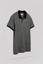 Polo jacquard P-OSEY MC NOIR - 2