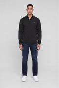 Pull col montant zippé P-MARTY 2 CHARBON - 1