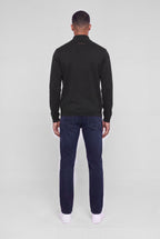 Pull col montant zippé P-MARTY 2 CHARBON - 2