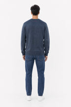 Pull droit col rond P-JIMMY GRIS METEORE - 2