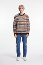 Pull maille jacquard P-MILO DARK NAVY - 1