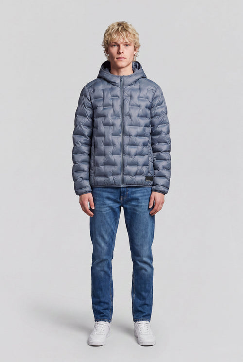 Blouson à capuche BLIGHTER 2 GRIS METEORE - 1
