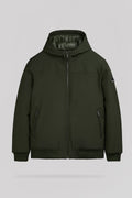 Blouson déperlant à capuche B-SAMY DEEP KAKI - 1
