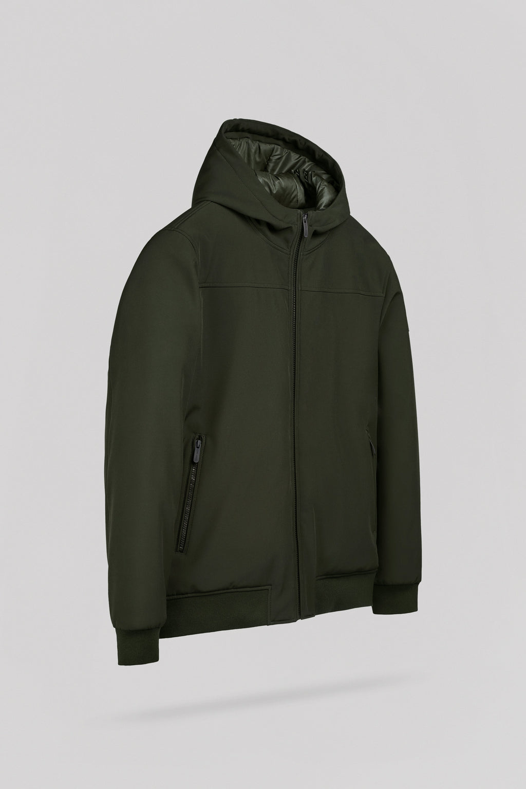 Blouson déperlant à capuche B-SAMY DEEP KAKI - 2