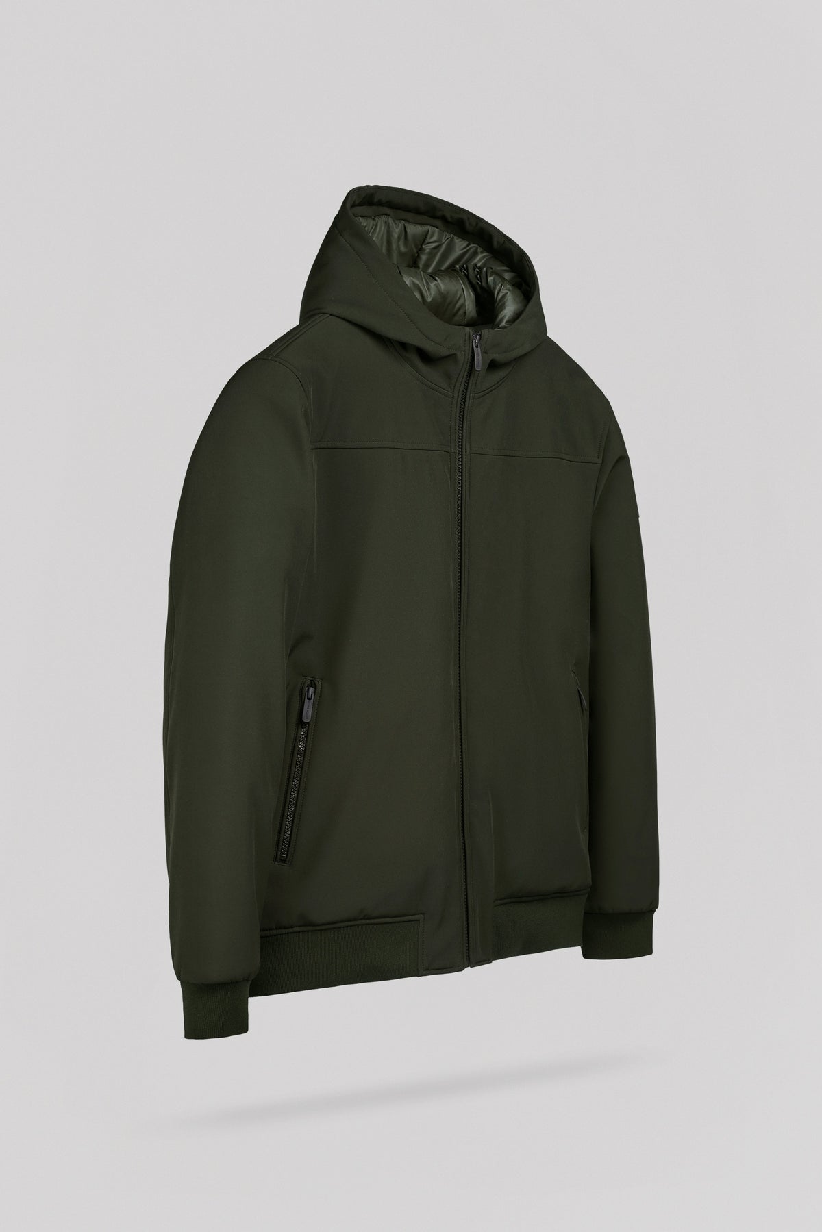 Blouson déperlant à capuche B-SAMY DEEP KAKI - 2
