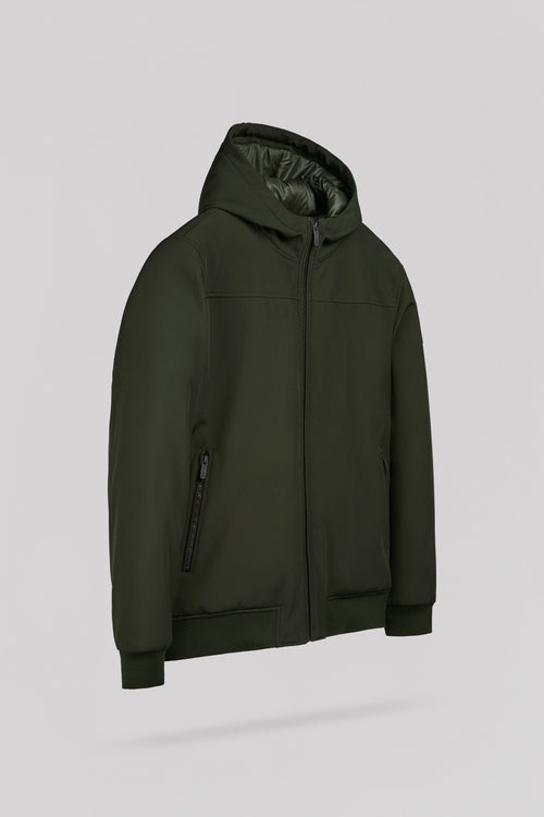 Blouson déperlant à capuche B-SAMY DEEP KAKI - 2