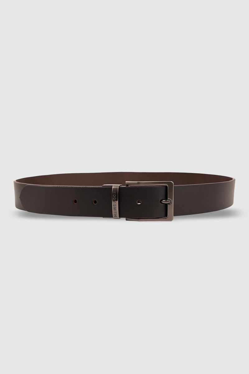 Ceinture réversible en cuir C-ORWIN NOIR - 1