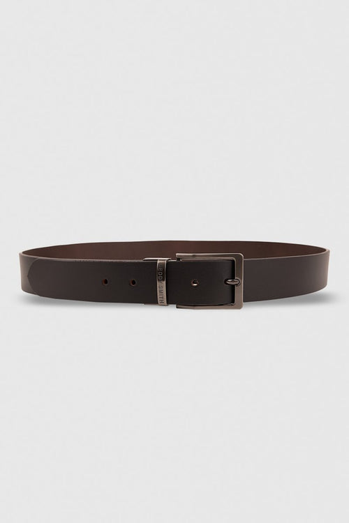 Ceinture réversible en cuir C-ORWIN NOIR - 1