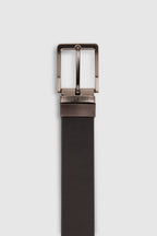 Ceinture réversible en cuir C-ORWIN NOIR - 2
