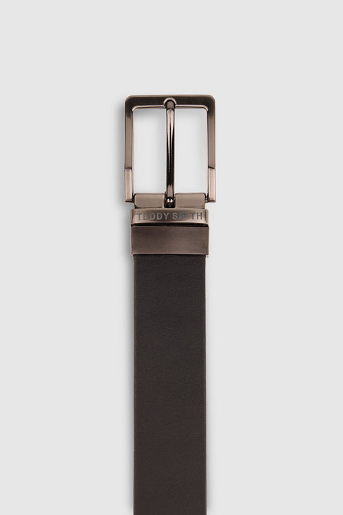 Ceinture réversible en cuir C-ORWIN NOIR - 2
