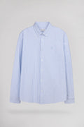 Chemise droite à rayures C-STANLEY ML PASTEL BLUE - 1