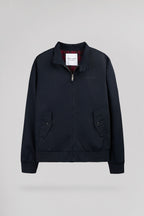 Blouson zippé en twill col montant SANSON 2 DARK NAVY - 1