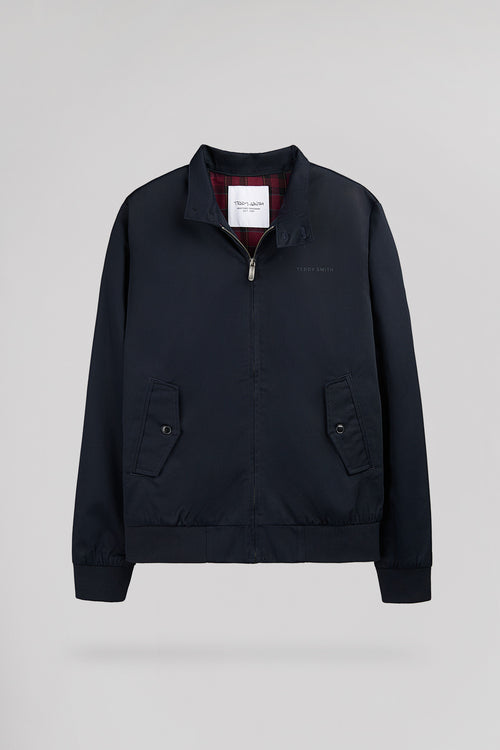 Blouson zippé en twill col montant SANSON 2 DARK NAVY - 1