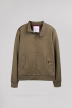 Blouson zippé en twill col montant SANSON 2 TURBULENCE KAKI - 1