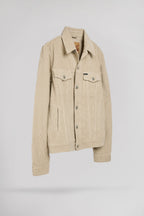 Veste velours à boutons RANDALL VELOURS BEIGE - 2