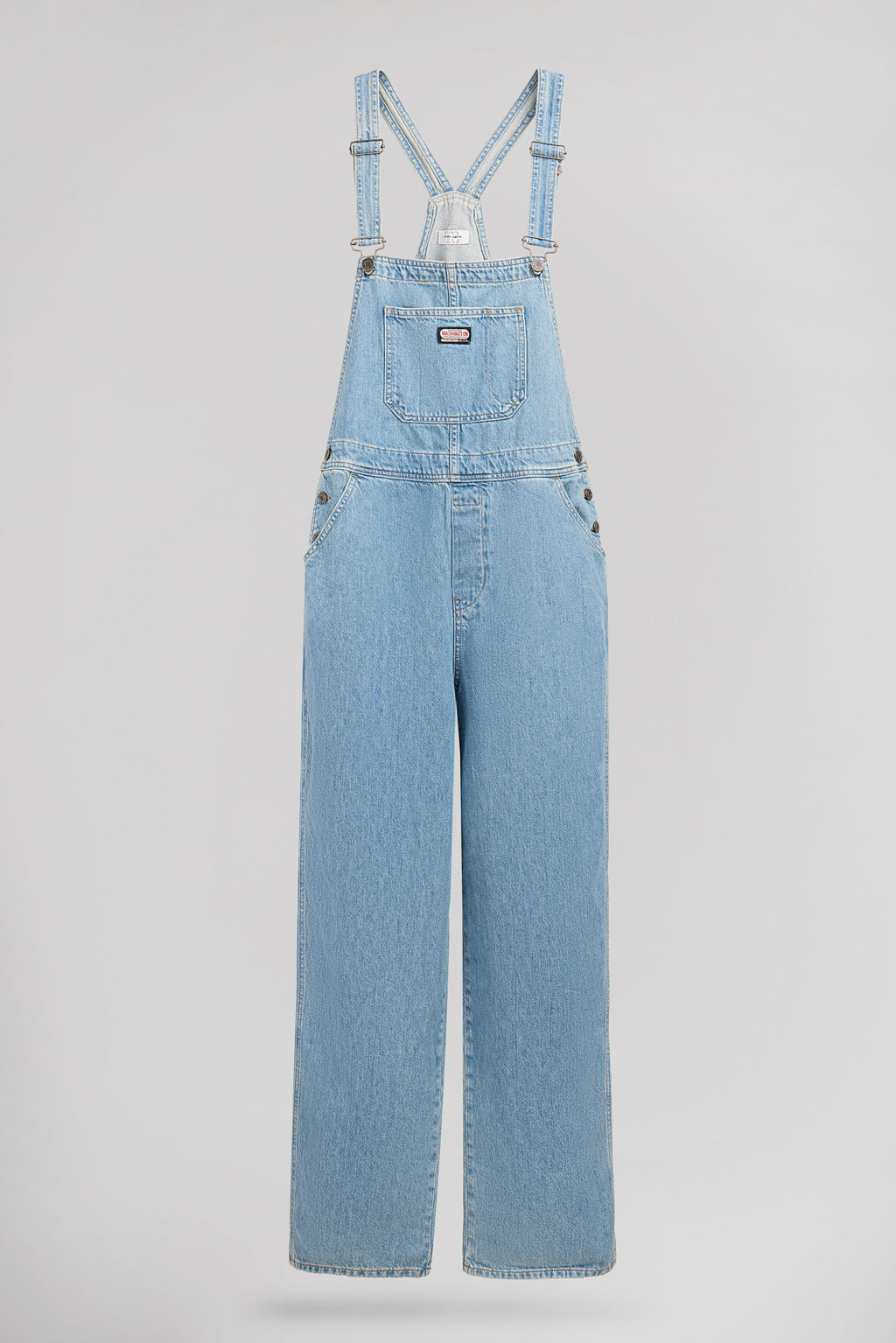 Combinaison denim salopette ajustable WASHINGTON FRIPP/INDIGO CLAIR - 1