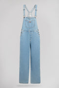 Combinaison denim salopette ajustable WASHINGTON FRIPP/INDIGO CLAIR - 1