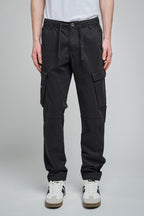 Pantalon cargo P-MURRAY CARGO CHARBON - 1