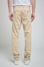 Pantalon chino slim PALLAS CHINO SWEAT DYED BEIGE - 2