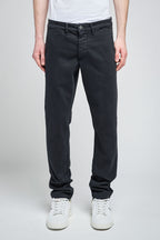 Pantalon chino slim PALLAS CHINO SWEAT DYED DARK NAVY - 1