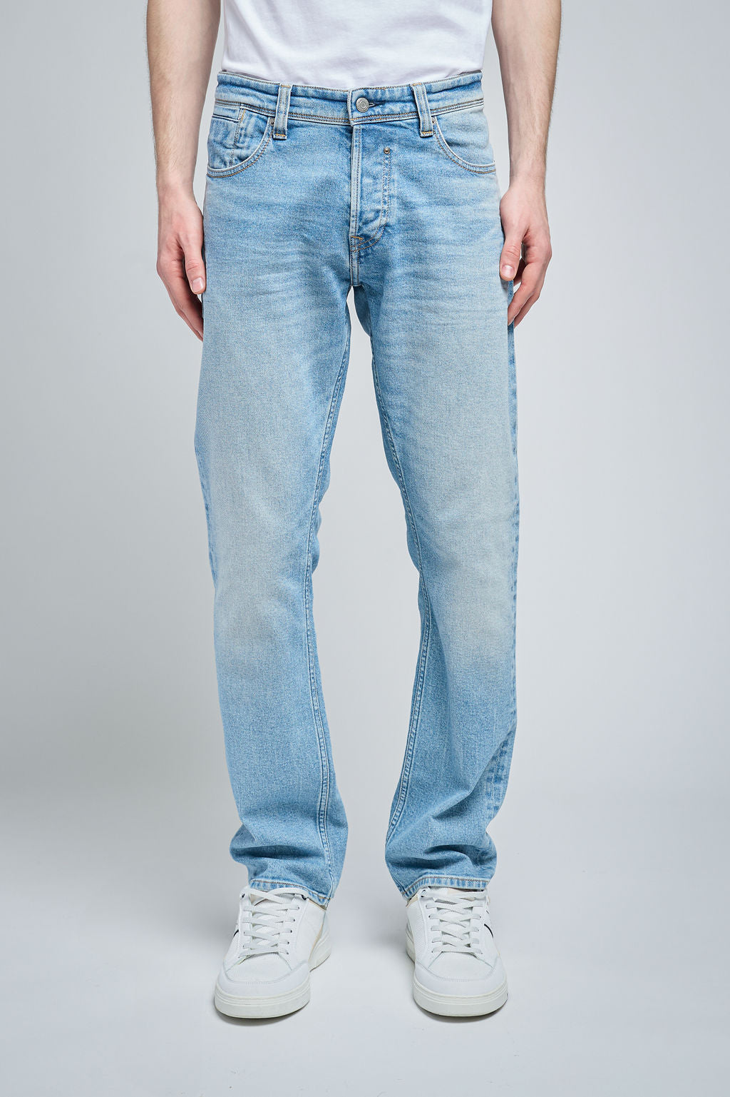 Jean droit REG L32 FRIPP/INDIGO CLAIR - 1