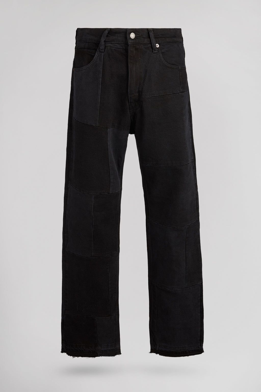 Jean relaxed MEMPHIS STRAIGHT L32 MELANGE NOIR/GRIS - 1
