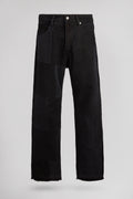Jean relaxed MEMPHIS STRAIGHT L32 MELANGE NOIR/GRIS - 1