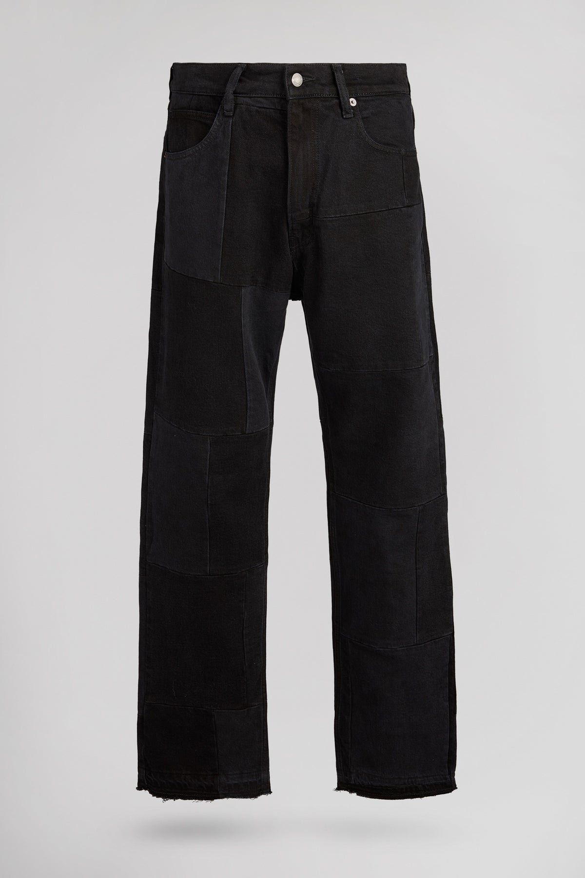 Jean relaxed MEMPHIS STRAIGHT L32 MELANGE NOIR/GRIS - 1