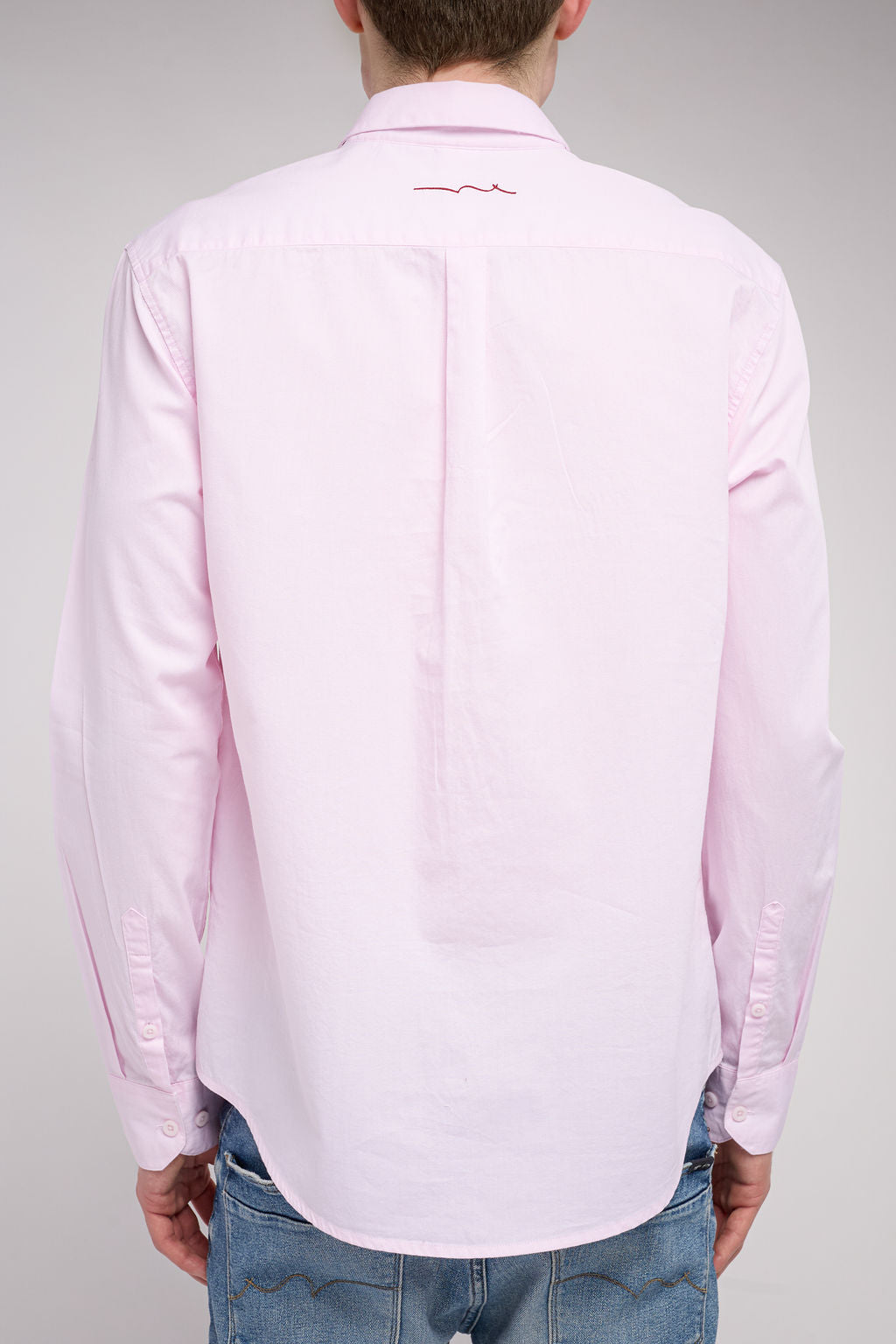 Chemise en twill col italien C-VOLT 2 ML PINK SHIRT - 2